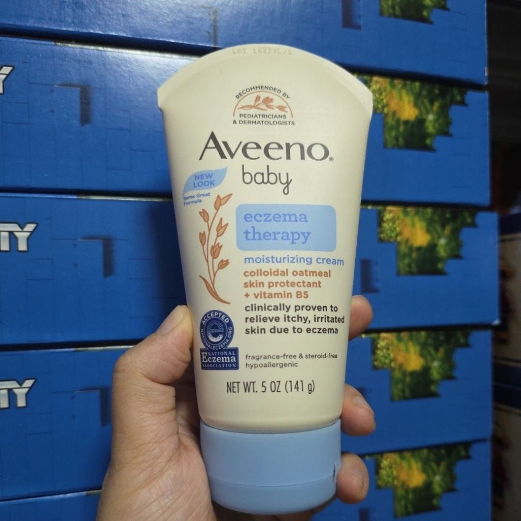 Aveeno Baby Eczema Therapy Moisturizing Cream ครีมบำรุงผิวเด็ก สำหรับผิวที่แห้งและคัน