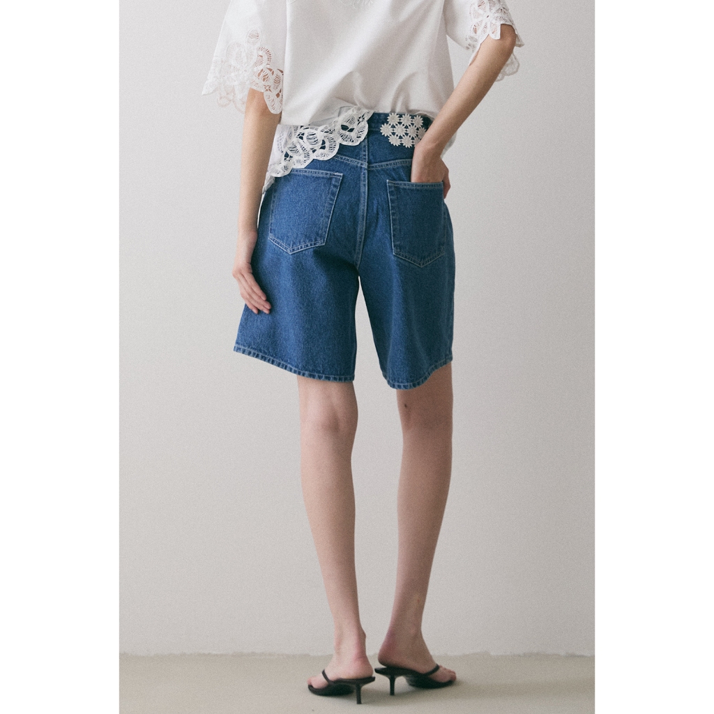 ( พร้อมส่ง) Perana Jean 002 กางเกงยีนส์ขาสั้น Baggy Shorts Jeans