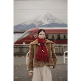ผ้าพันคอ Small Scarf ไหมพรมผสมวูล งานทอนุ่มมาก คุณภาพเลยค่ะ