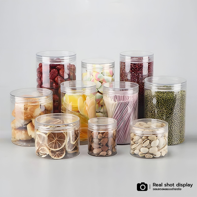 【พร้อมส่ง 50pcs】กระปุกพลาสติก PET+ ฝาเกลียว ฝาใส 100mmกระป๋องพลาสติก ใช้บรรจุอาหารได้อย่างปลอดภัย พร้อมแผ่นโฟมกันอากาศ - รูปที่ 5