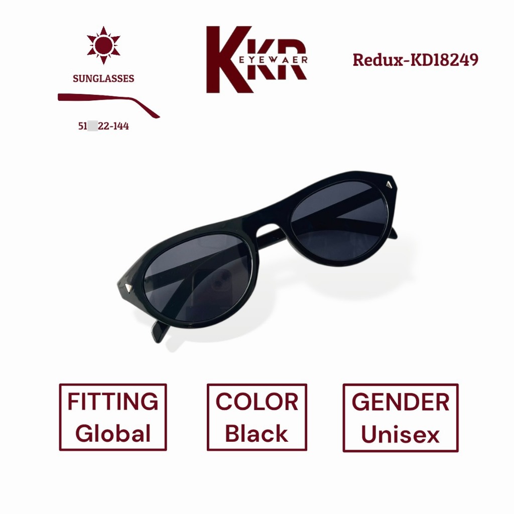 KKR EYEWEAR | Sunglasses Redux-KD18249 เลนส์กันแสงแดดแสงUV วัสดุเบาใส่สบาย ได้ทุกโอกาส มีสินค้าพร้อมส่งทันที