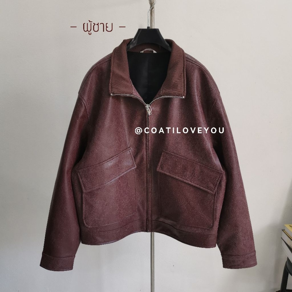 ZARA​ ​LEATHER​ MEN'S​ JACKET​