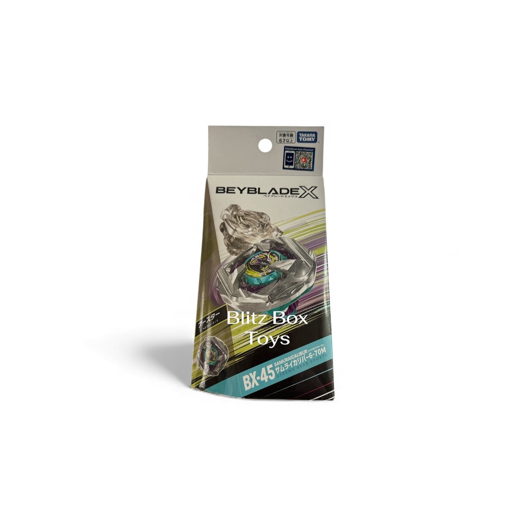 Takara Tomy BeyBlade X - BX-45 Samurai Calibur 6-70M