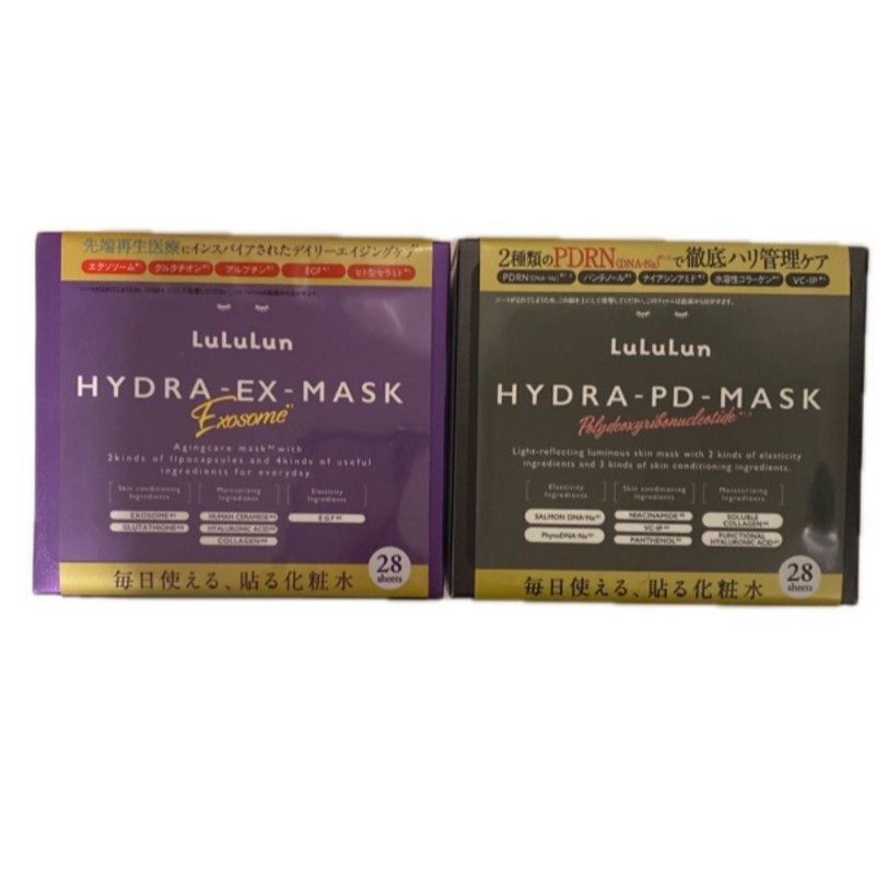 แผ่นมาสค์หน้า Lululun Hydra EX Mask, Hydra pd mask, hydra eye filler/ แผ่นฟื้นฟูผิวเข้มข้น returning