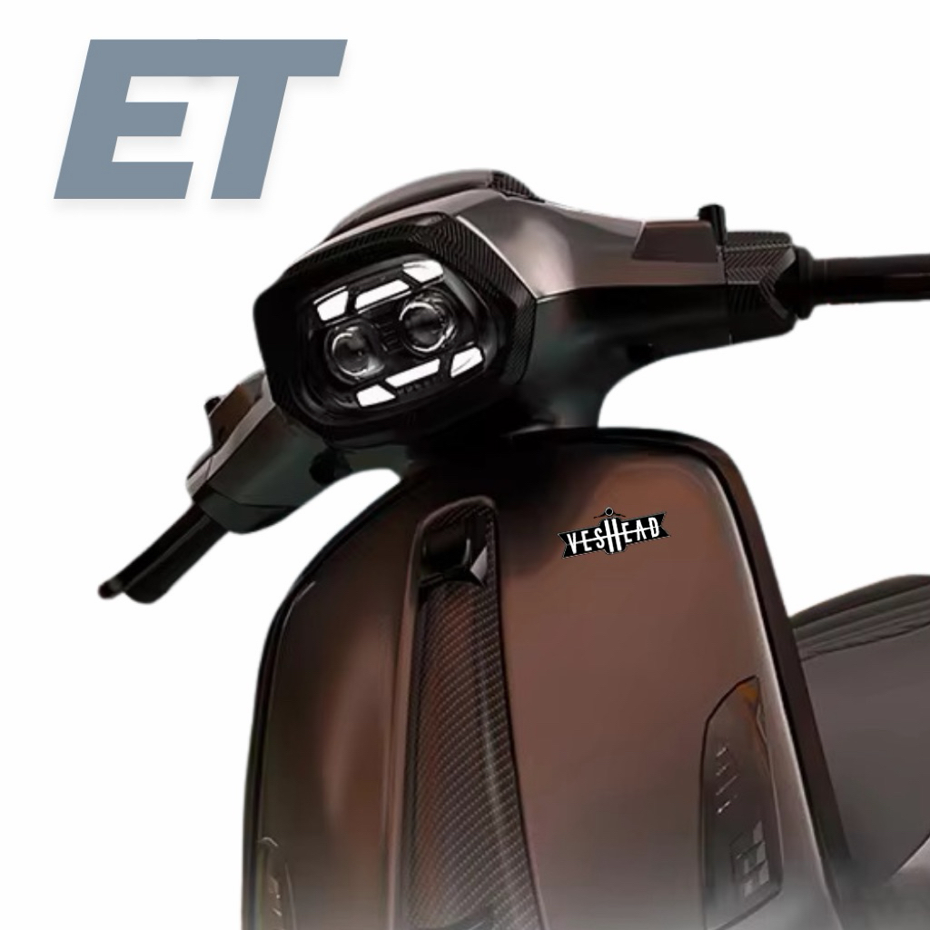 ไฟหน้า ET สำหรับ Vespa Sprint / S125 / S150 มาตรฐาน IP67 (E24 Approved) ไฟหน้า LED เวสป้า