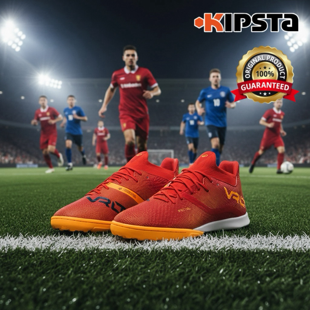 รองเท้าฟุตบอลพื้นรองเท้า TF ที่มีผ้าตาข่ายระบายอากาศแบบ 3D “มีไซส์ 39-45“ รุ่น Viralto III (สีแดง) K