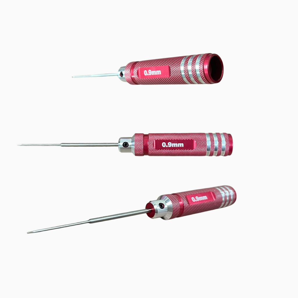 Steel hexagon screwdriver tool 0.9mm 1pc