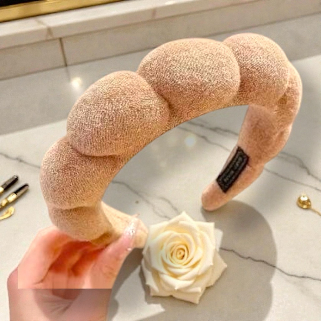 ที่คาดผมเพิ่มวอลลุ่มให้หน้าดูเรียวและทรงผมดูโดดเด่นขึ้นทันที ✨ ที่คาดผม ที่คาดผมสีสุภาพ ดูแพง ใช้ได้ทุกโอกาส - รูปที่ 4