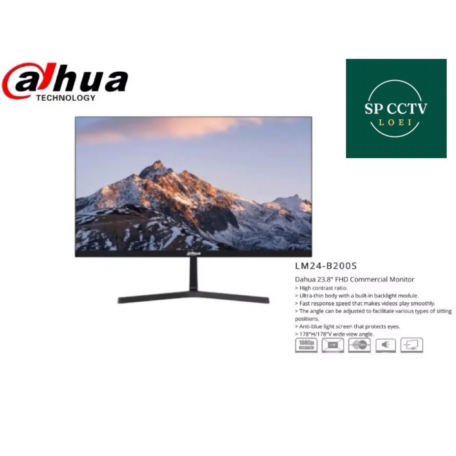 DHI-LM24-B200S จอแสดงผล Dahua 24นิ้ว