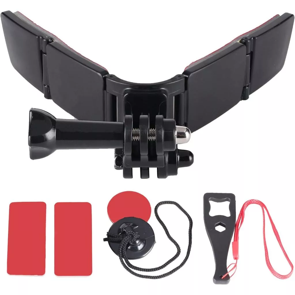 ขาติดหมวกกันน็อคแบบบานพับ สำหรับ GoPro และกล้อง Action Camera thumbnail 3