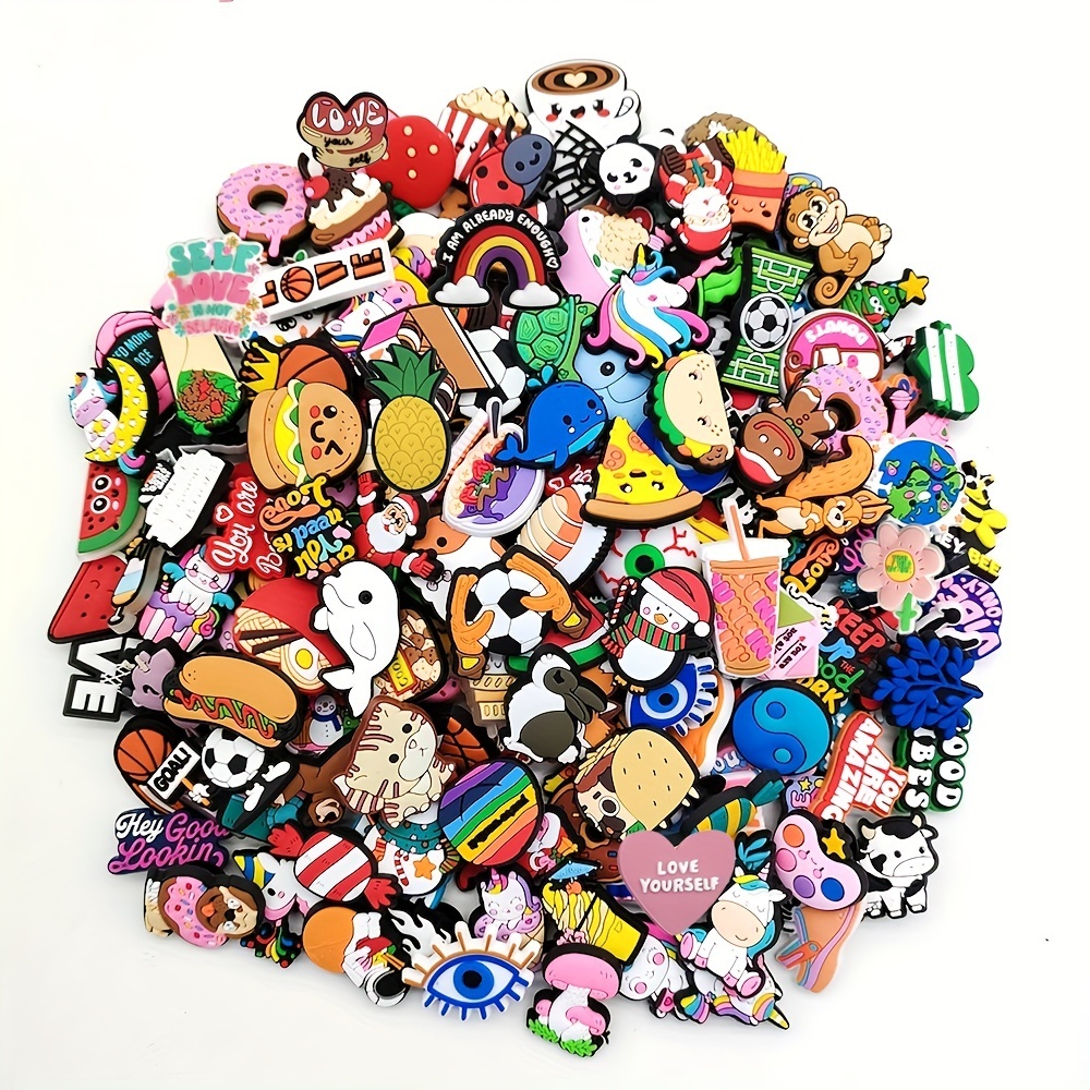 10pcs สุ่ม การ์ตูน Charm MEIDJ ตาม shoe Charm และผู้หญิงในประเภทผู้หญิง