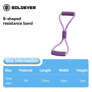 SOLOEVER ยางยืดเลข 8 ยางยืดโยคะ ยางโยคะ สายยืดโยคะ ออกกําลัง ลดต้นขา เชือกโยคะ elastic band pilates band