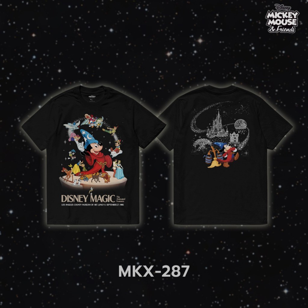 Power 7 Shop เสื้อยืดการ์ตูน มิกกี้เมาส์ ลิขสิทธ์แท้ DISNEY (MKX-287)