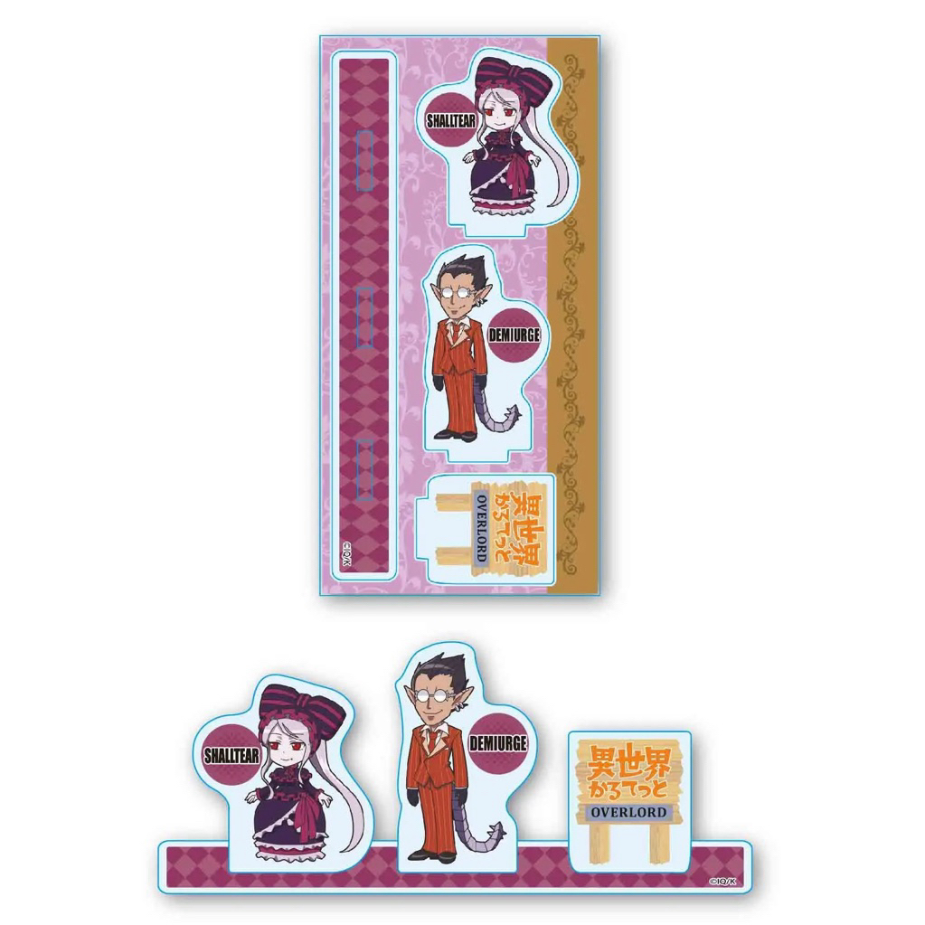 สแตนอะคริลิค แชลเทียร์ & เดมิเอิร์จ -โอเวอร์ลอร์ด[Overlord ~Isekai Quartet~ Acrylic Stand - Shalltea