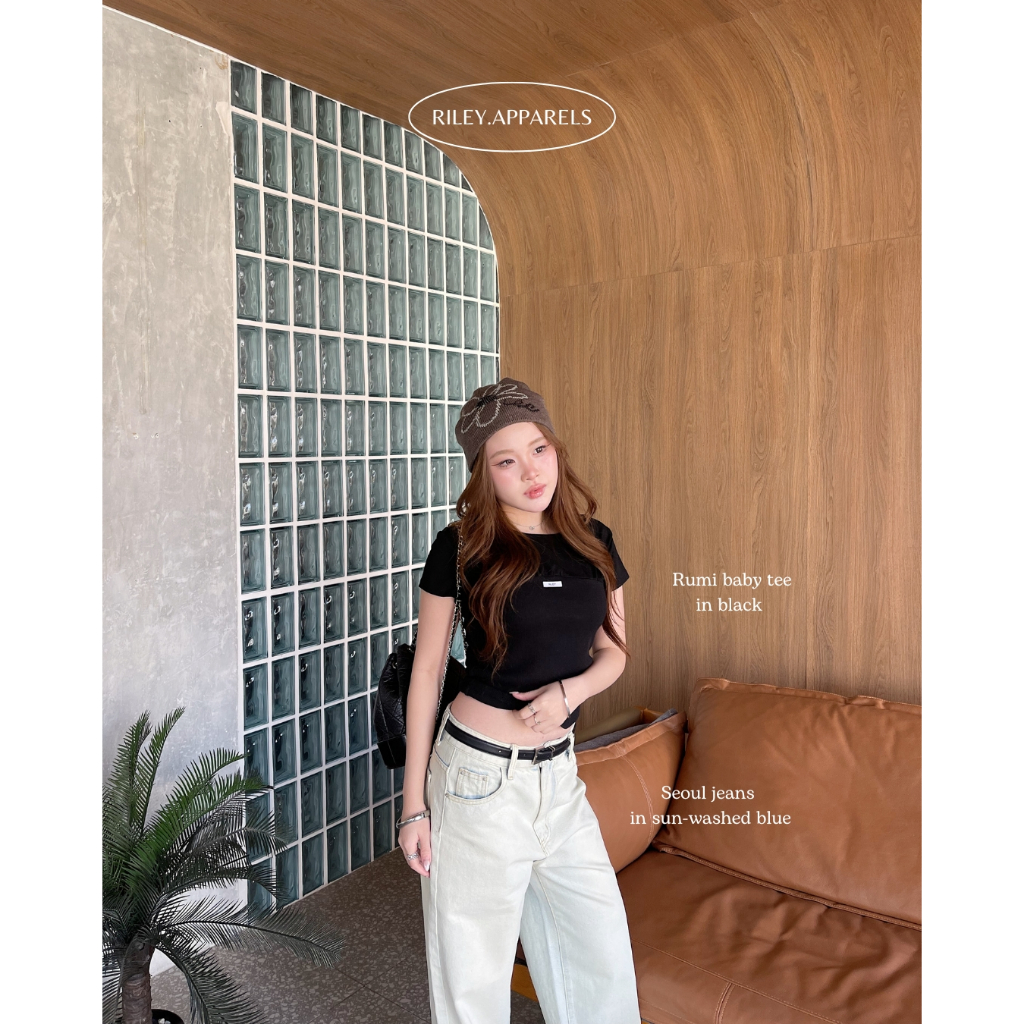 Riley.apparels - Rumi Baby Tee 9152 [ใช้โค้ด trendy ลด 25%] - รูปที่ 4