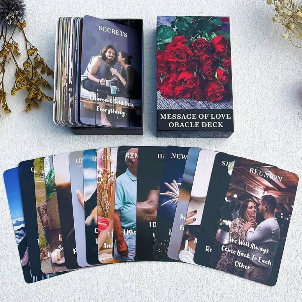 Message of Love Oracle Deck ไพ่ออราเคิลความรักการ์ดข้อความ ไพ่ออราเคิล oracle deck