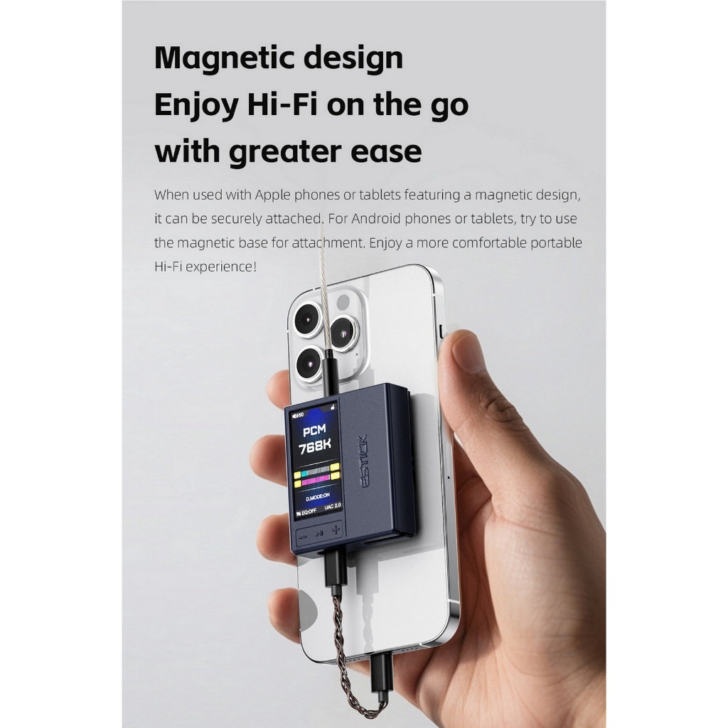 FiiO SK-ESTICK+QX13 เคสหนังคุณภาพดีสำหรับ ESTICK+QX13 ให้การป้องกันที่ยอดเยี่ยม เฉพาะเคส [-เคส-] - รูปที่ 5