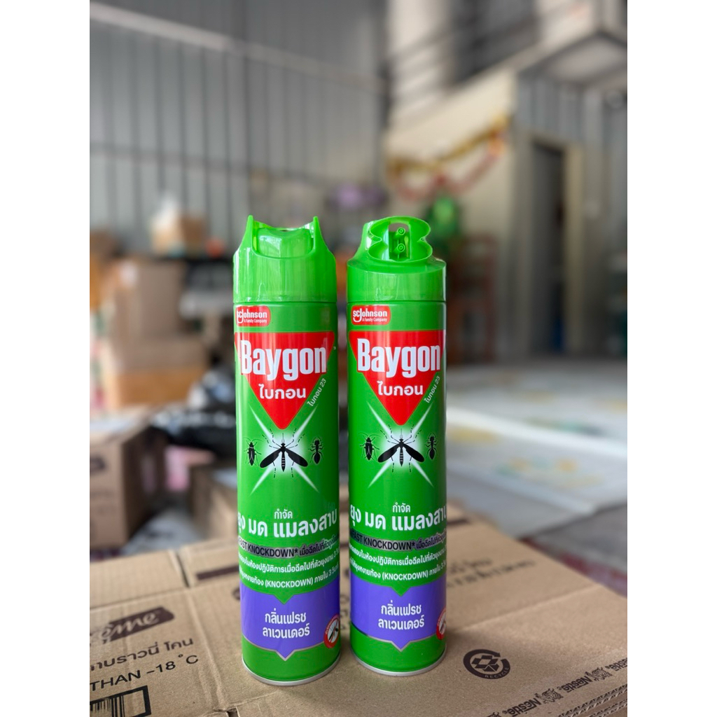 ไบกอน สเปรย์กำจัดยุงมดและแมลงสาบ ขนาดใหม่ 520ml. - รูปที่ 3