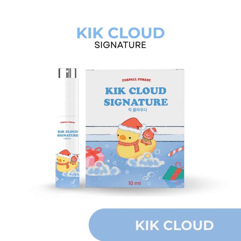 Kik Cloud Signature Perfume 10 ml.น้ำหอมขนาด 10 มล. กลิ่นหอมโดดเด่นและเป็นเอกลักษณ์