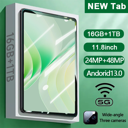 OPPU🔥ซื้อ1แถม 11🔥 แท็บเล็ต11.8นิ้ว แรม 16GB รอม 1TB แท็บเล็ต 5G โทร เล่นเกมลื่น 4K Full HD แท็บเล็ตร
