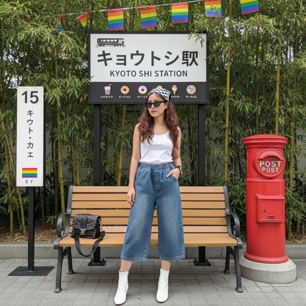 1746NEWSIZE/S-12XL [มี6สีไห้เลือก] กางเกงยีนส์7ส่วนสีกรมฟอกทรงสวยผ้าไม่หนาใส่สบายสไตล์เกาหลีน่ารักพร้อมส่ง ราคา ถูกที่สุด ดีลบีเคเค แกลเลอรีภาพที่ 7