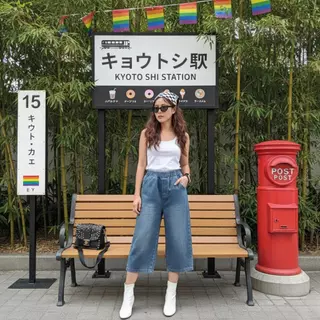 1746NEWSIZE/S-12XL [มี6สีไห้เลือก] กางเกงยีนส์7ส่วนสีกรมฟอกทรงสวยผ้าไม่หนาใส่สบายสไตล์เกาหลีน่ารักพร้อมส่ง