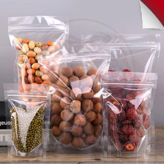 ถุงขนม ถุงซิป ใส ตั้งได้ (แพค 100 ใบ) ถุงซิปใสพิเศษ Poly clear bag