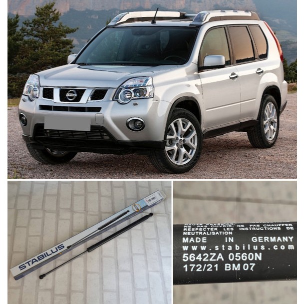 โช๊คฝาท้าย (1 ข้าง) ฺNissan X-Trail T31 ( 2007 - 2018 ) : Stabilus 5642ZA - Made in Germany