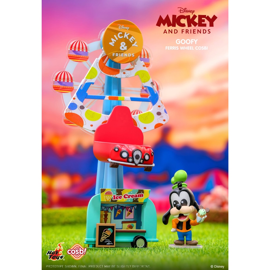 [พร้อมส่ง] Hot Toys Disney Mickey & Friends Ferris Wheel Cosbi series ลิขสิทธิ์แท้ 🏴‍☠️ CosBaby ของสะสม Mickey - รูปที่ 4