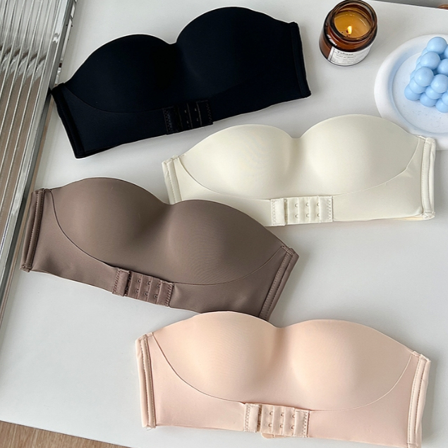 🚚จัดส่งรวดเร็ว✨ บราตะขอหน้า บราสองตะขอ บราไร้โครง บราไร้โครงไร้ขอบ ใส่สบาย เซ็กซี่เย้ายวน เก็บกระชับทรงสวย-N166 - รูปที่ 5