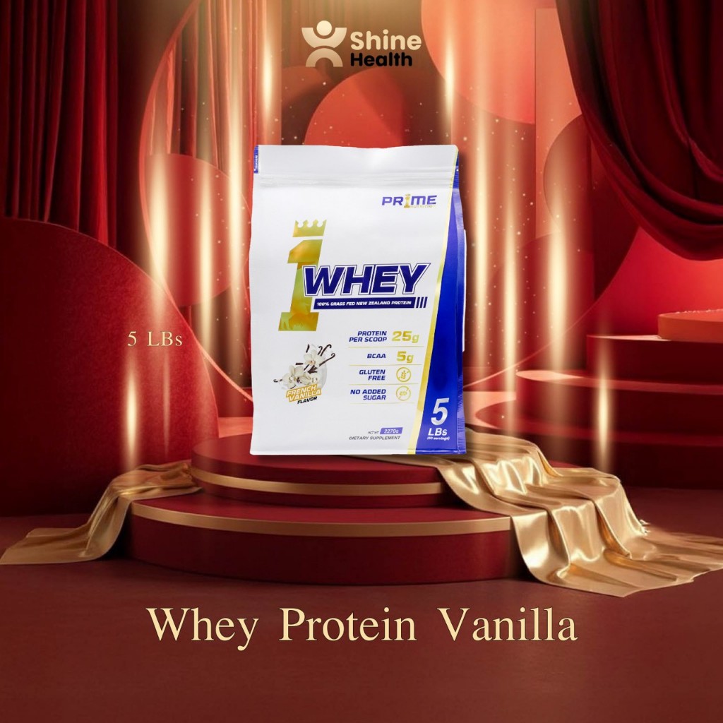 PR1ME Whey Protein Complex Gluten Free | เวย์โปรตีน รสวนิลา, 5 LBs
