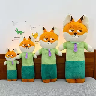 🔥สินค้ามาใหม่🔥 ตุ๊กตา Zootopia หมอนยาวจิ้งจอกสุดน่ารัก ตุ๊กตากระต่าย Judy Nick ของเล่นช่วยนอนหลับสำหรับเด็กผู้หญิง