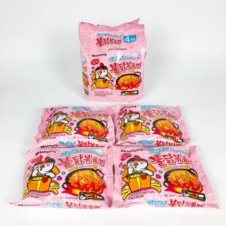 บูลดักคาร์โบนาร่า Samyang 불닭볶음면 까르보 Buldak Carbo Hot Chicken รสคาร์โบนาร่า มาม่าเผ็ดเกาหลี