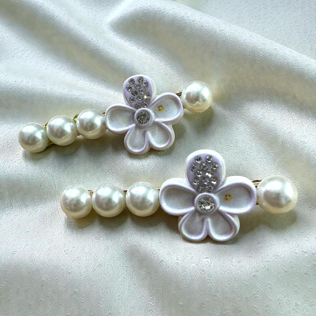 กิ๊บติดผมพาสเทล ประดับมุก & คริสตัล แพ็ค2ชิ้น ลายน่ารักหลากแบบ ติดได้ทั้งเด็กและผู้ใหญ่ กิ๊บติดผม กิ๊บเพชร กิ๊บไข่มุก - รูปที่ 7