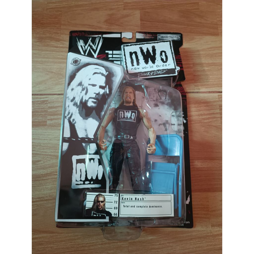 WWE N.W.O "Kevin Nash" BACK+BAD โมเดลฟิกเกอร์ มวยปล้ำ (วินเทจ) ลิขสิทธิ์แท้