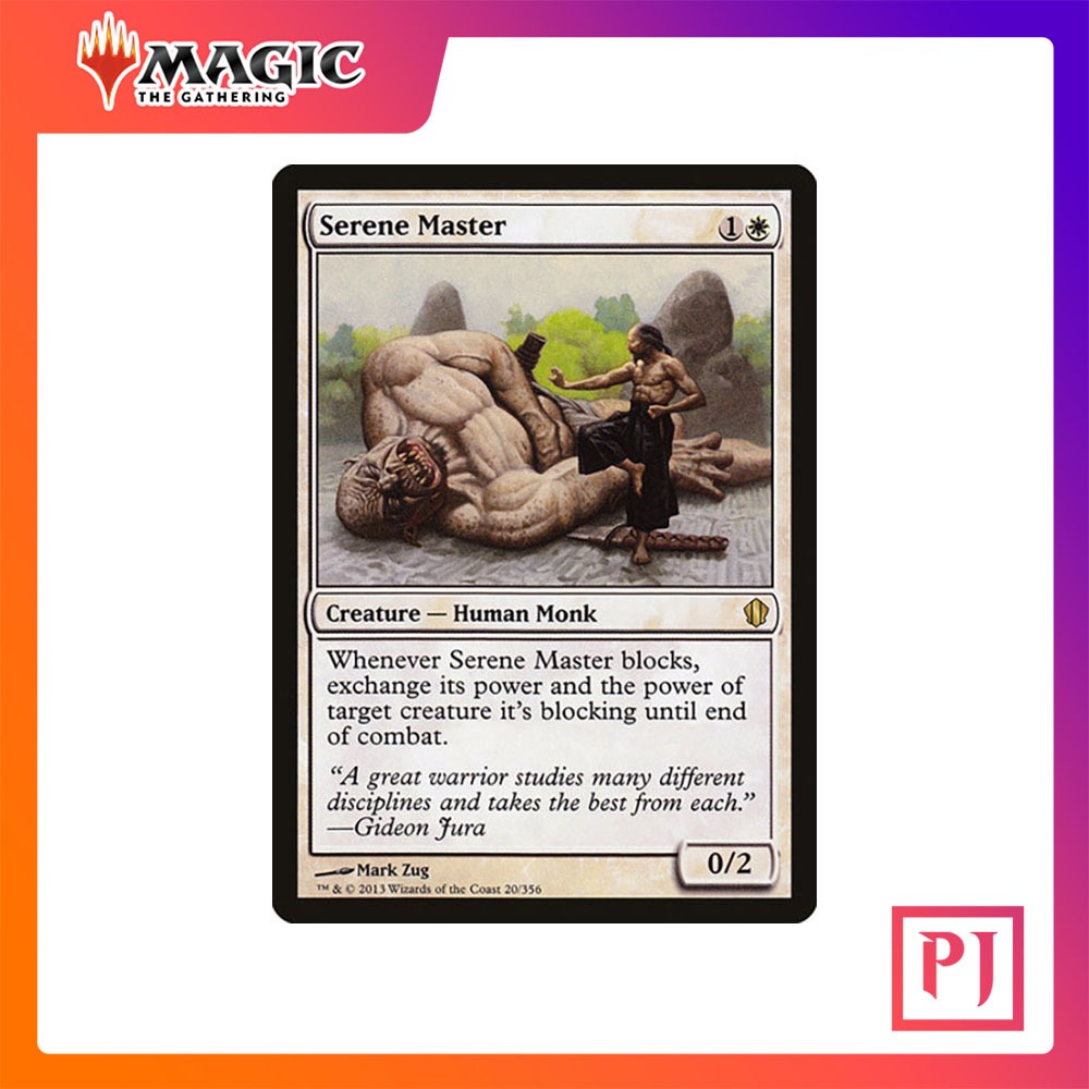 [MTG] Serene Master [C13] [WHITE] [RARE] [NORMAL] [ENG] (การ์ดเมจิค / Magic the Gathering)