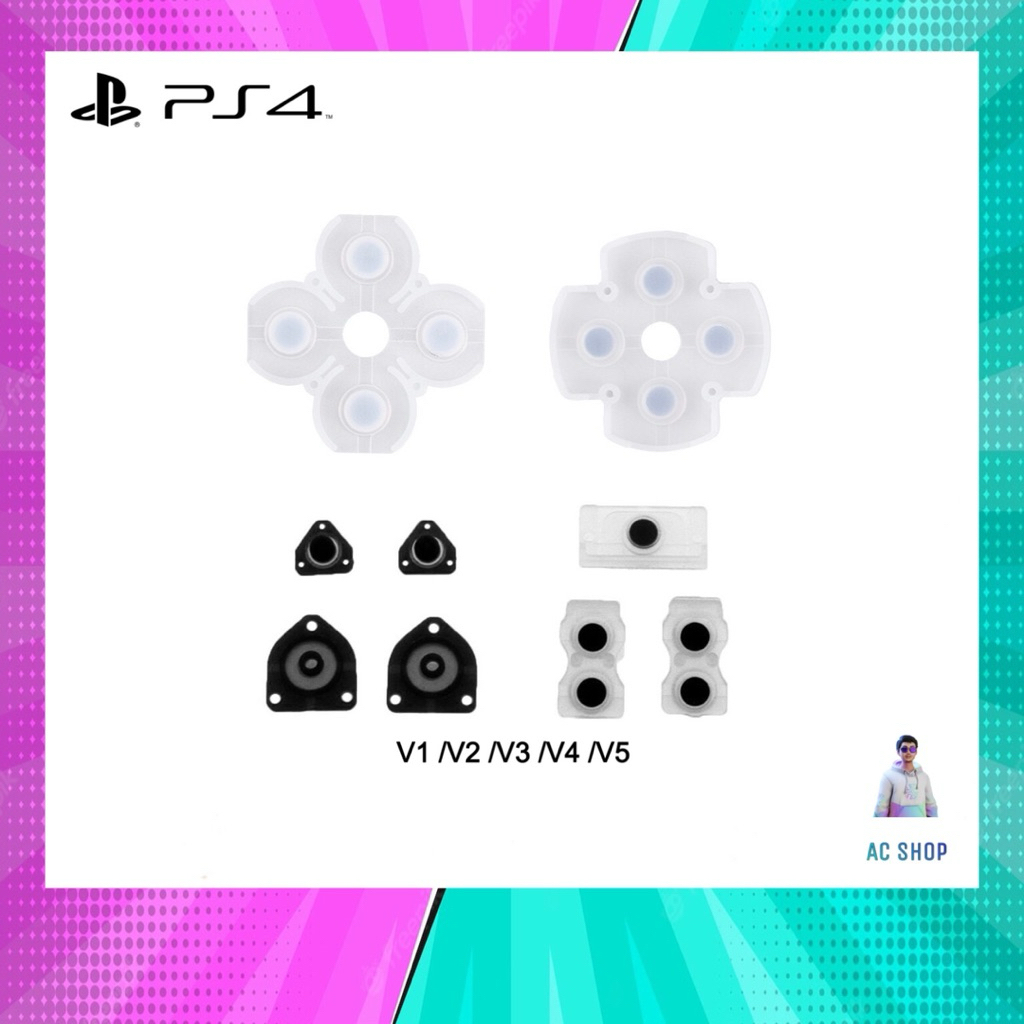 ยางรองปุ่ม PS4 V1/V2/V3/V4/V5 สินค้าในไทย จัดส่งภายใน 24 hr.