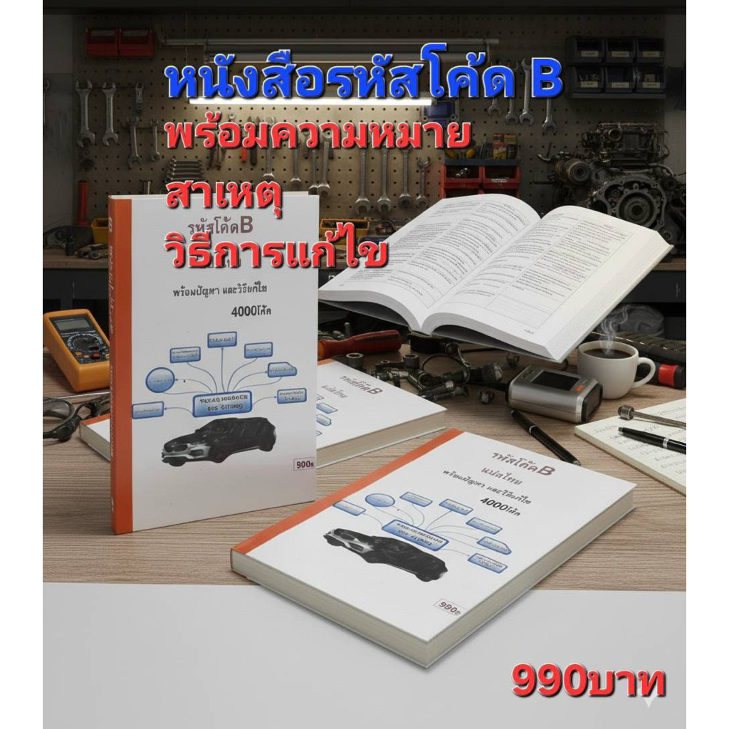 📖 คู่มือโค้ด B ครบจบในเล่มเดียว! 🚗✨ ​