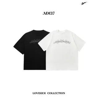 (🔥จัดส่งด่วน 1-3 วัน!) 22wrldwidee รวมเสื้อยืดครอปทรง Boxy LOV(S)ER ลายสกรีนแน่นๆ (AD133-AD139)