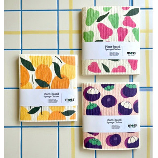 plant based sponge cloths ผ้าเช็ดจานเอนกประสงค์ เส้นใยธรรมชา…