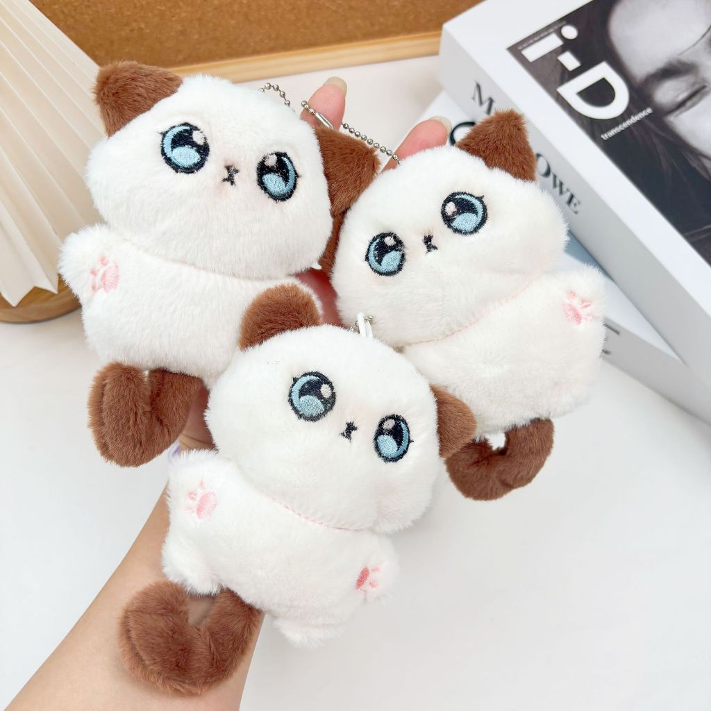 【จัดส่งจากประเทศไทย】จี้พวงกุญแจตุ๊กตา ตุ๊กตาสัตว์ต่าง ๆ นุ่มนิ่ม น่ารัก สามารถใช้เป็นของขวัญ - รูปที่ 7