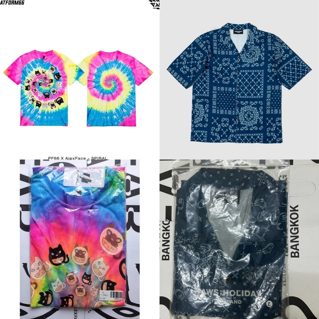 เสื้อ Platform66 X Alex face L / Shirt Kaws Holiday