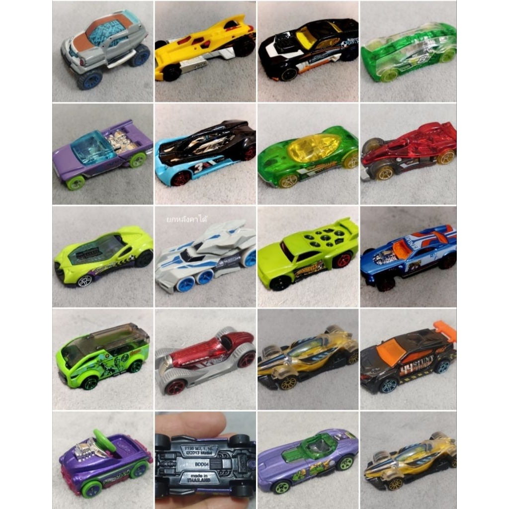 รวมรถ ชุดที่4Hot Wheels สเกล 1 ต่อ 64 งานสวย ไม่มีแพ็คเกจ เหมาะแก่การสะสม