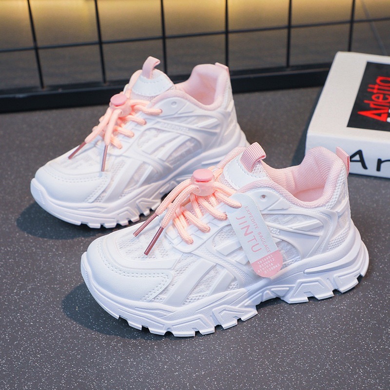 รองเท้ากีฬาลําลอง แฟชั่นฤดูใบไม้ผลิ และฤดูใบไม้ร่วง สไตล์เกาหลี สําหรับเด็กผู้หญิง และผู้ชาย 2026