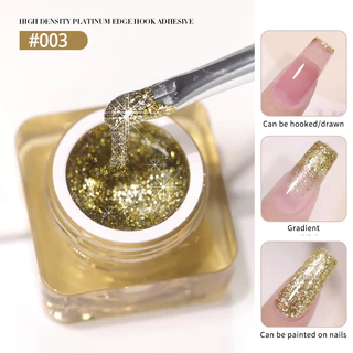 Nawoelite silver สีทาเล็บเจล เจล เจลทาเล็บสีแพลตตินัม 3 สี เงาสวยงาม เนื้อเจลเข้มข้น เงาโลหะสวยหรู ควบคุมง่าย วาดลื่น