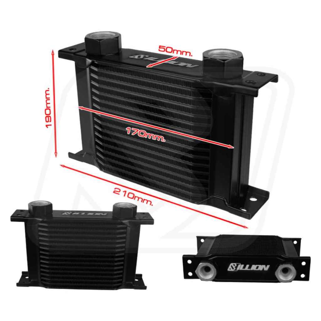 Billion ออยคูลเลอร์ USDM Mini 210mm (M22x1.5 Female) 10/13/16 Row Outlet AN6 / AN8 / AN10 - รูปที่ 4