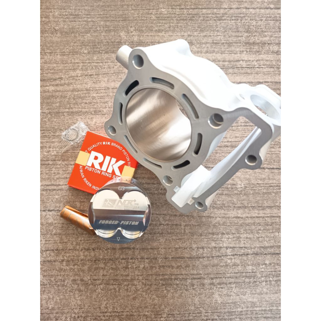 เสื้อสูบ Aerox Nmax 63 mm เซรามิค ลูกฟรอส NLK ราคาพิเศษ คุณภาพดี พร้อมซิ่ง