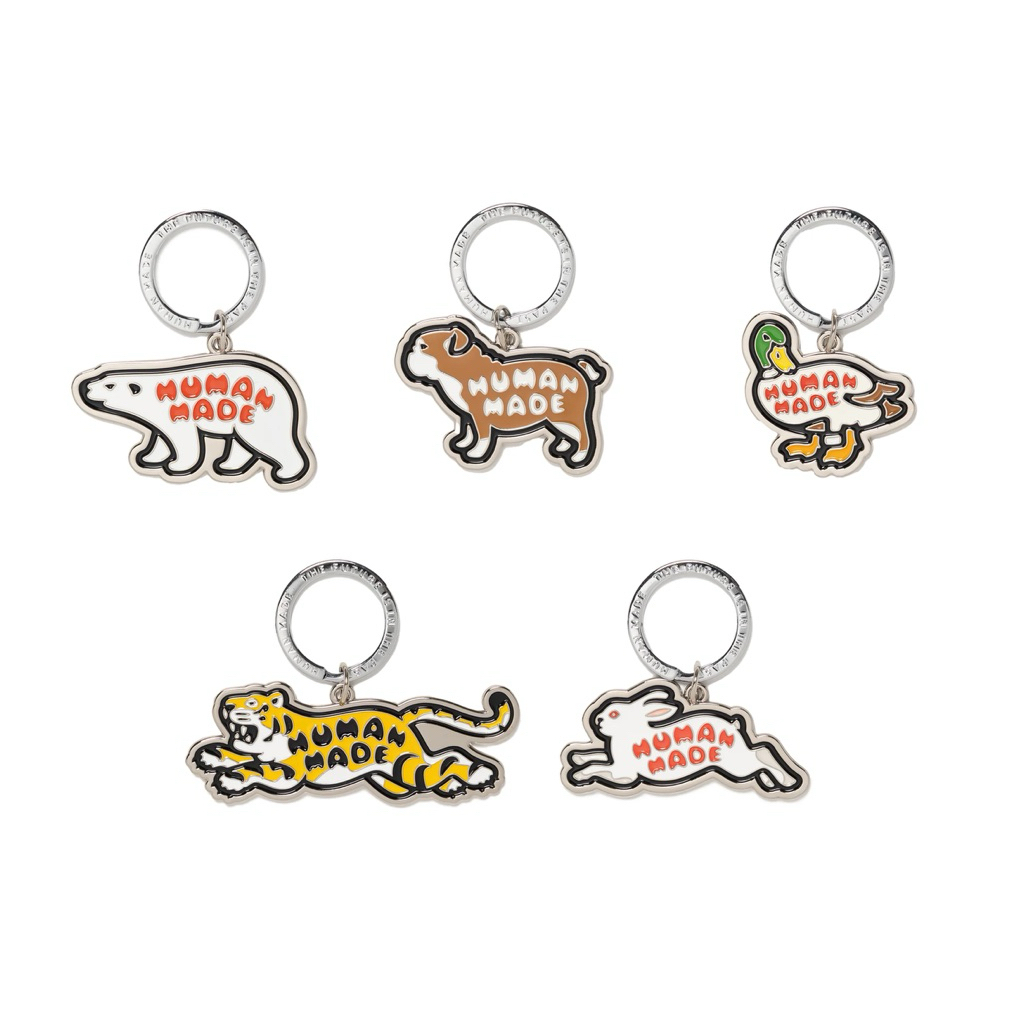 พวงกุญแจ / ต่างหู Human made Keychain /  Earring คอลล่าสุด ของแท้จาก shop Human made Japan รีสต็อค