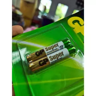 GP Super ALKALINE BATTERY รุ่น 25A-2U2 AAAA 1.5V LR8D425 ถ่าน 1แพ็ค 2ก้อน แท้ประกันศูนย์