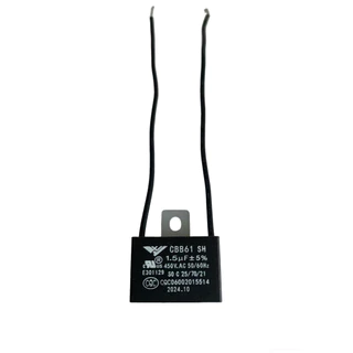 คาปาซิเตอร์พัดลม CBB61 ทนแรงดันสูง 400-450V ใช้งานปลอดภัย